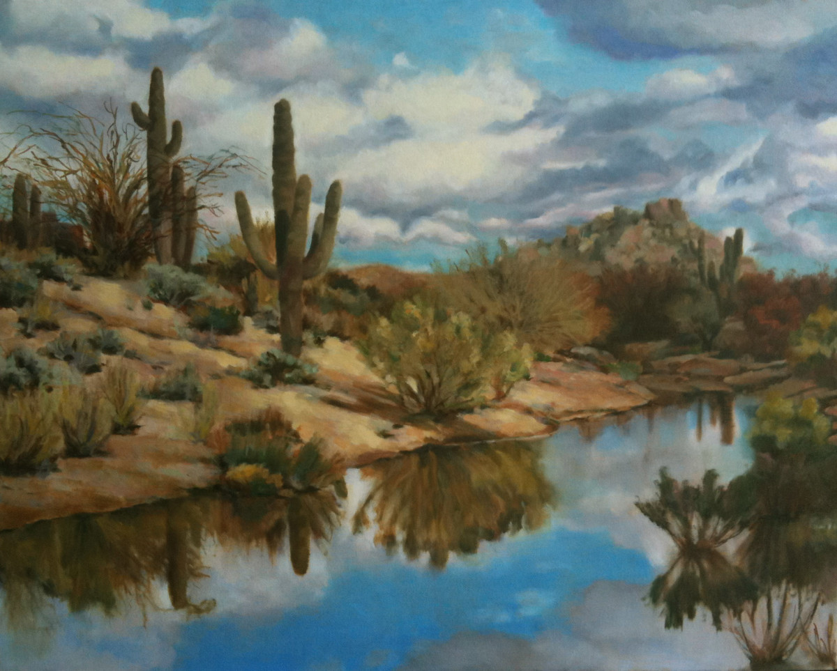 Desert Rain Cloud by Kathy Ferguson 