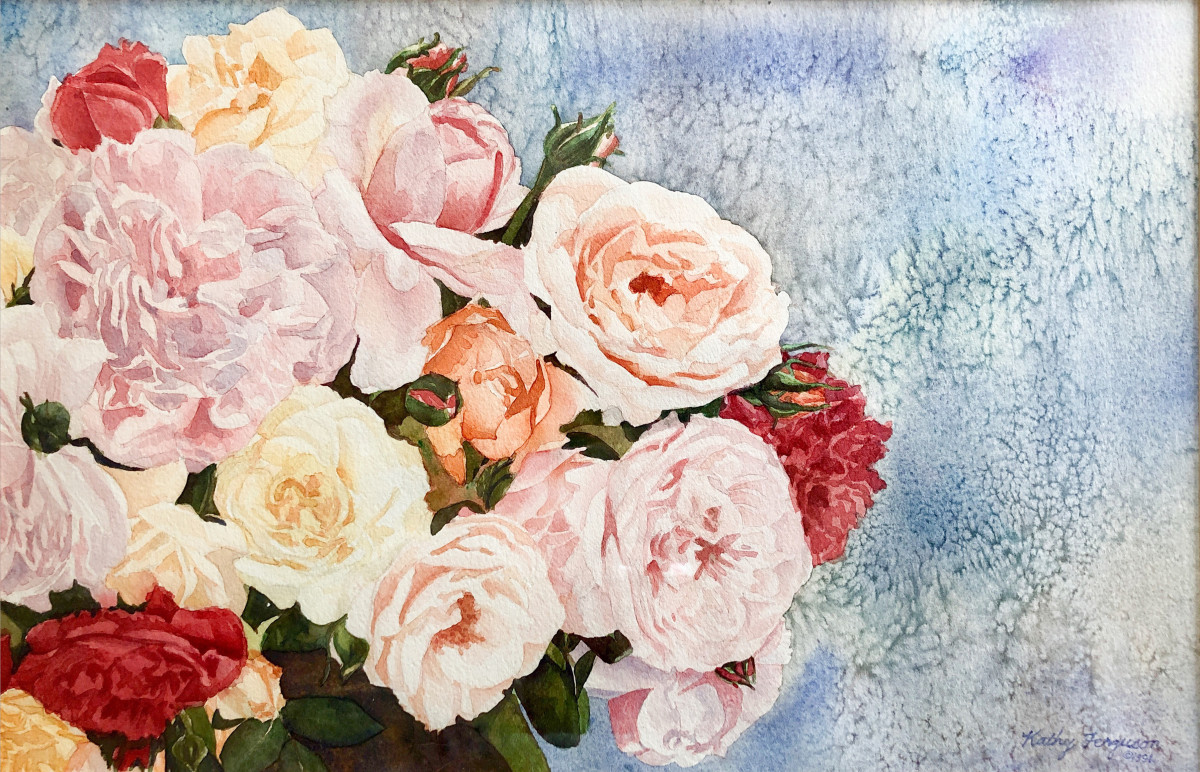 Heirloom Roses by Kathy Ferguson 