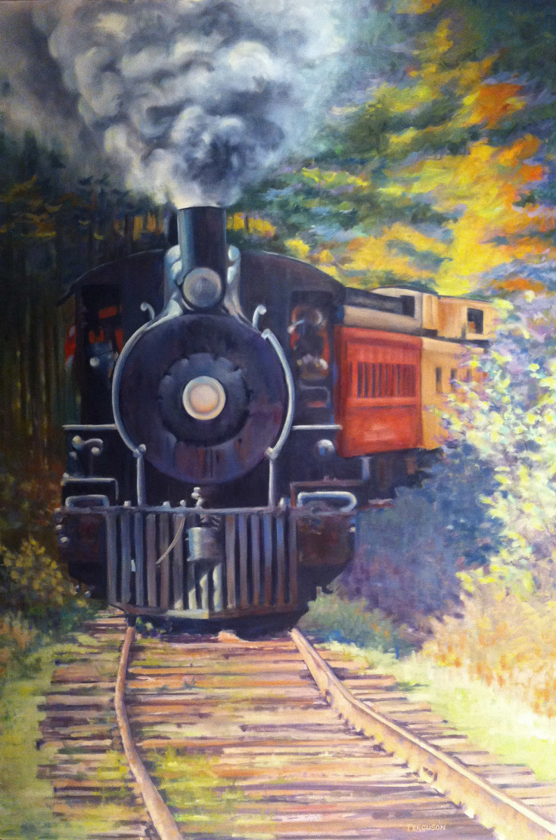 Roundup River Ranch Train by Kathy Ferguson 