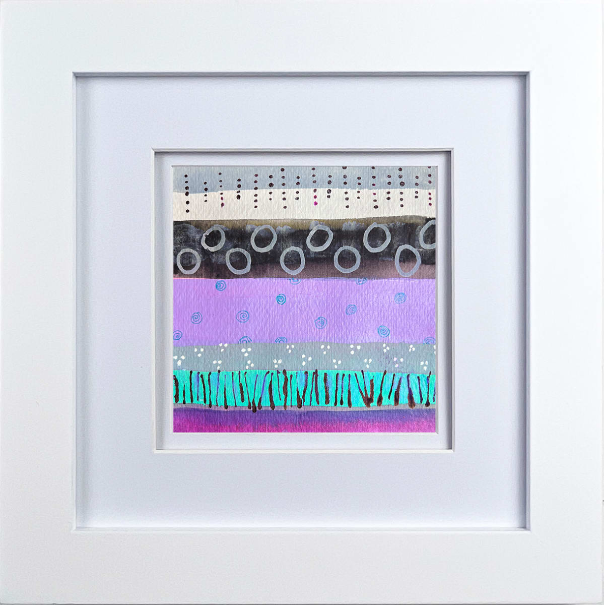 Stripes Eleven by Kathy Ferguson  Image: Framed Artwork