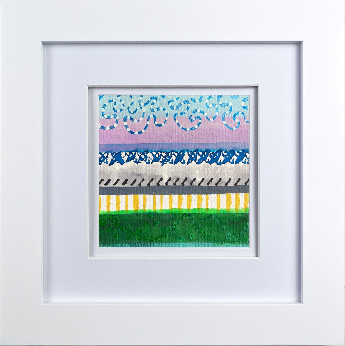 Stripes Three by Kathy Ferguson  Image: Framed Artwork