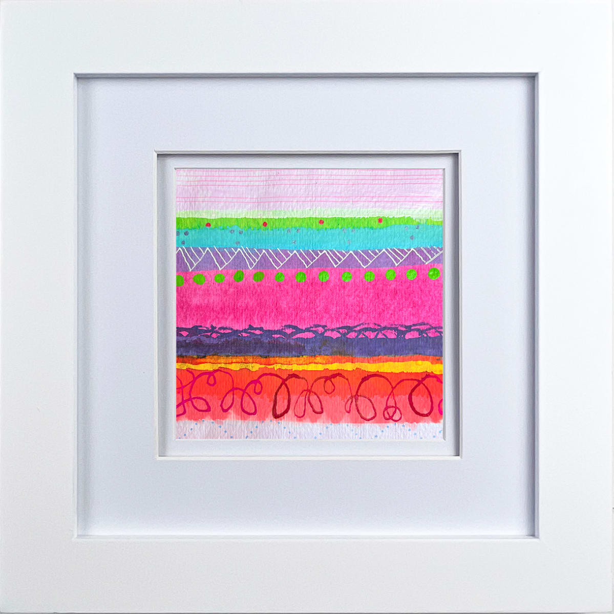 Stripes Twelve by Kathy Ferguson  Image: Framed Artwork