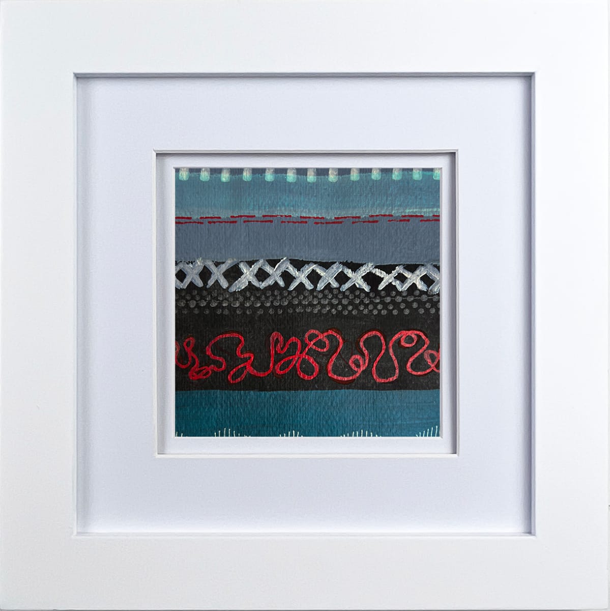 Stripes Two by Kathy Ferguson  Image: Framed Artwork