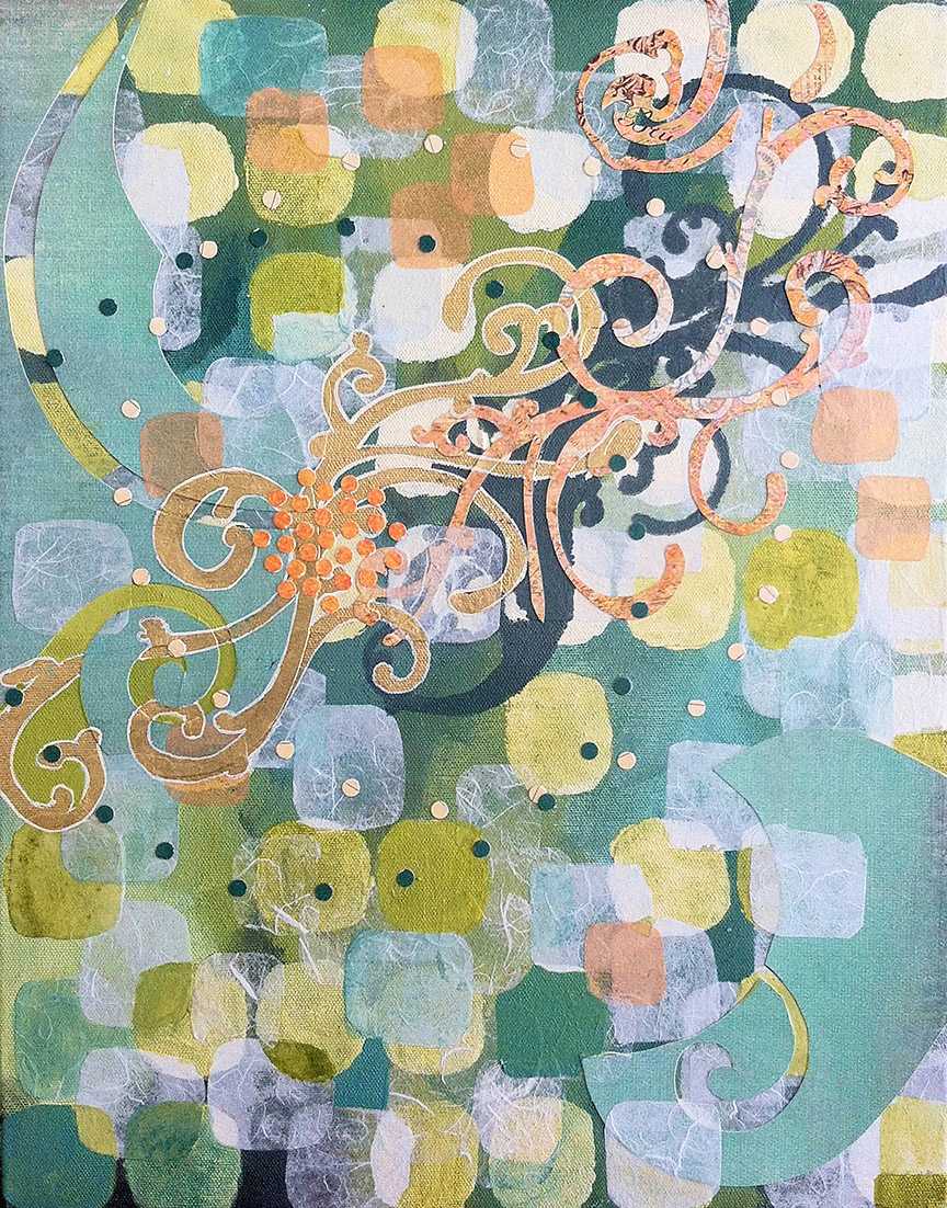 Swirls Across by Kathy Ferguson, Image 1.