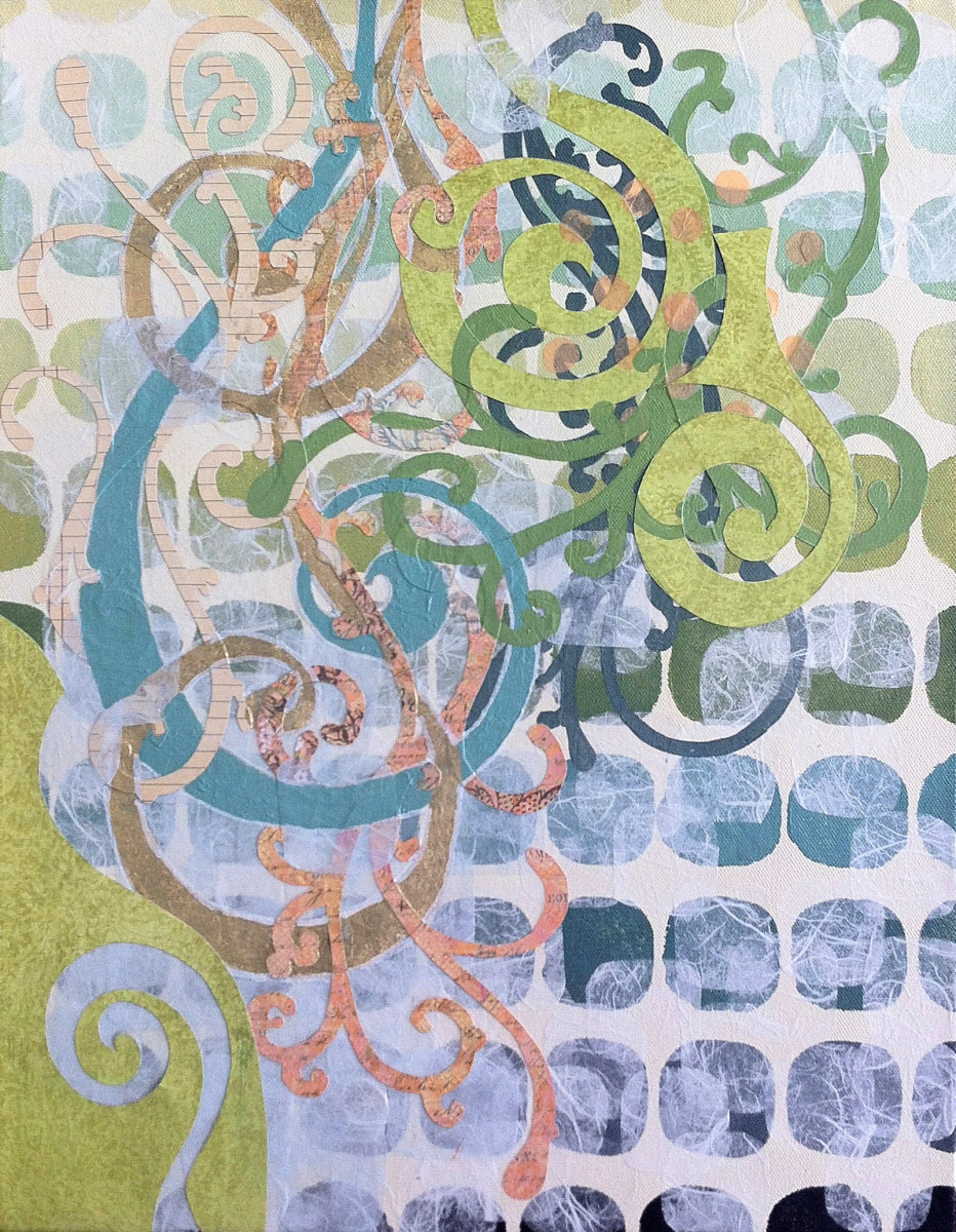 Swirls Around by Kathy Ferguson 