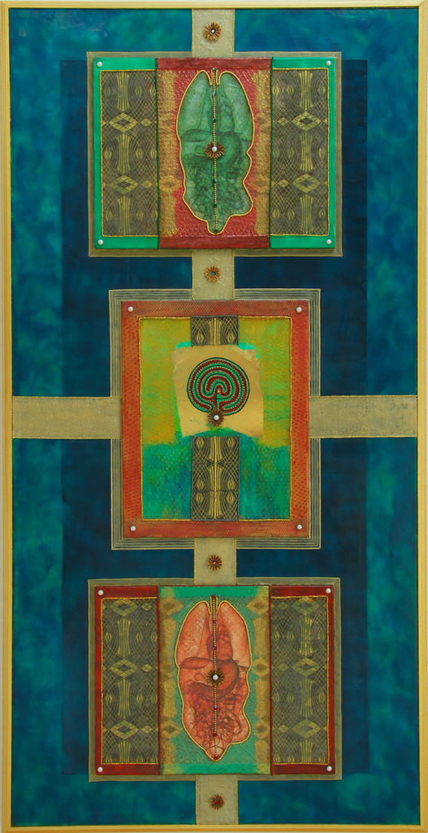 Organ~ic Labyrinth by Debbie Mathew 