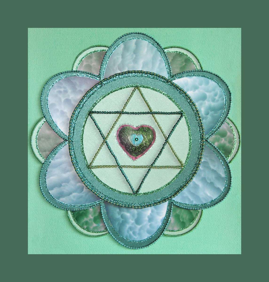 Chakra 4 - Anahata = Heart by Debbie Mathew, Image 1.
