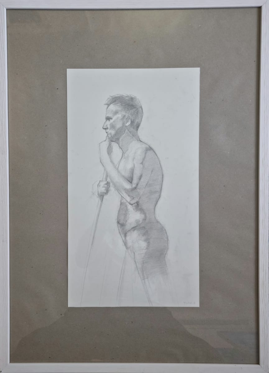 Nu au bâton by Twose David 