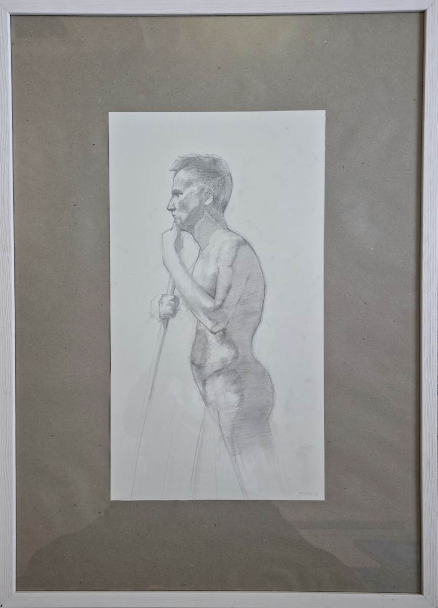 Nu au bâton by Twose David, Image 1.