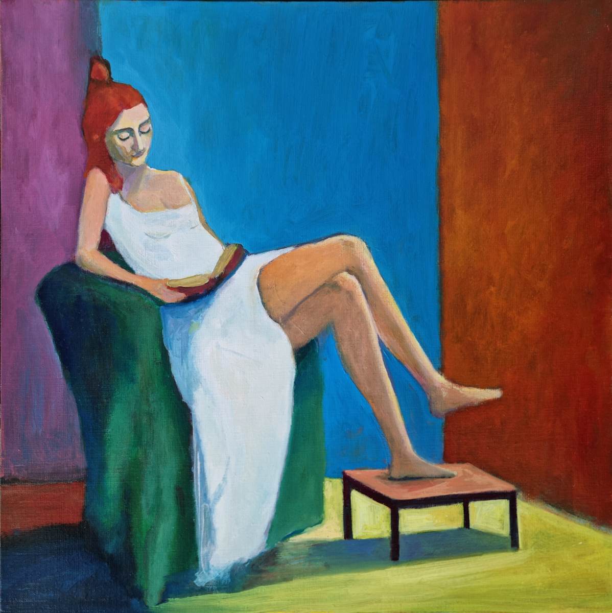 La lectrice by Twose David  Image: Recto