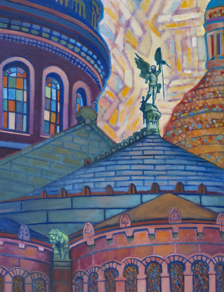 St Michel Looking Over Montmartre by Twose David 