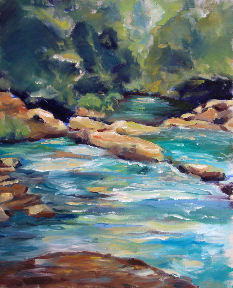 BLUE RIVER by Julia Solazzo Art 