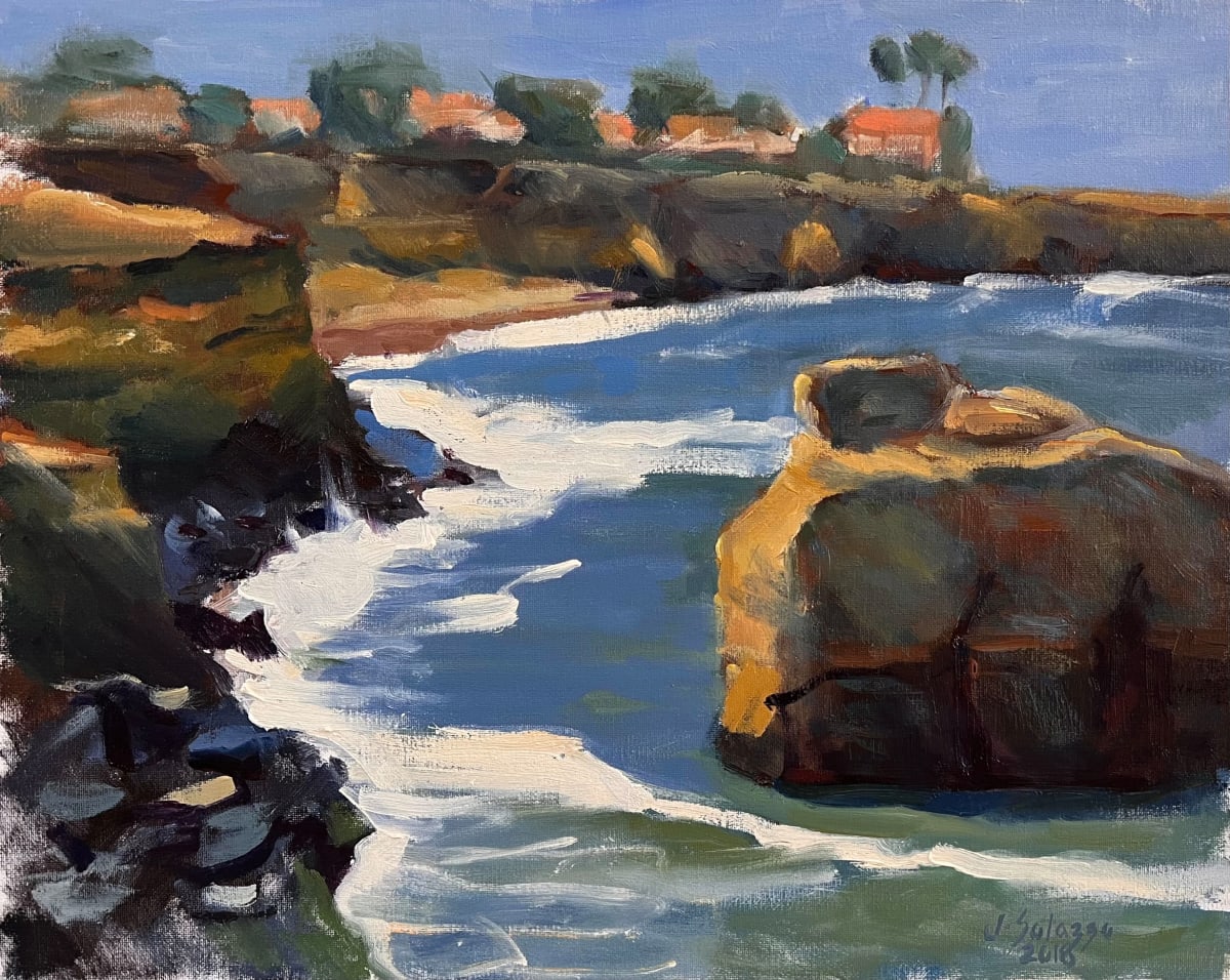 SUNSET CLIFFS by Julia Solazzo Art 