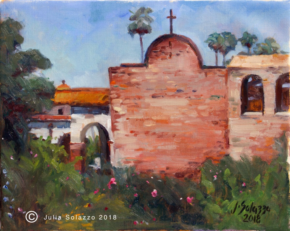 CAPISTRANO MISSION by Julia Solazzo Art 