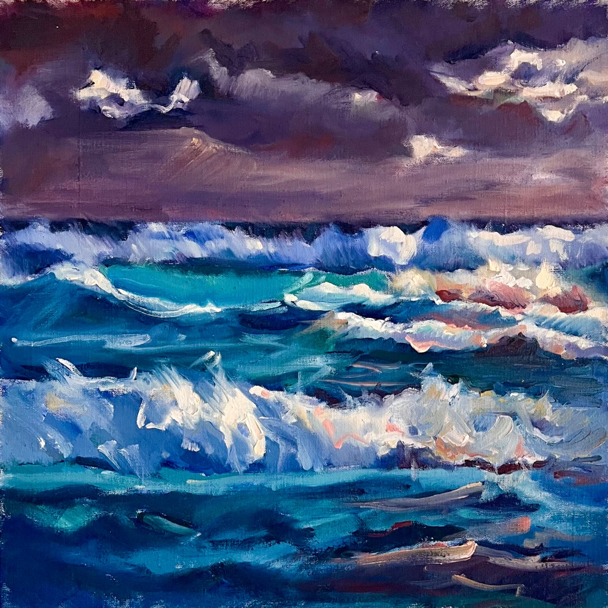 STORMY SEAS by Julia Solazzo Art 