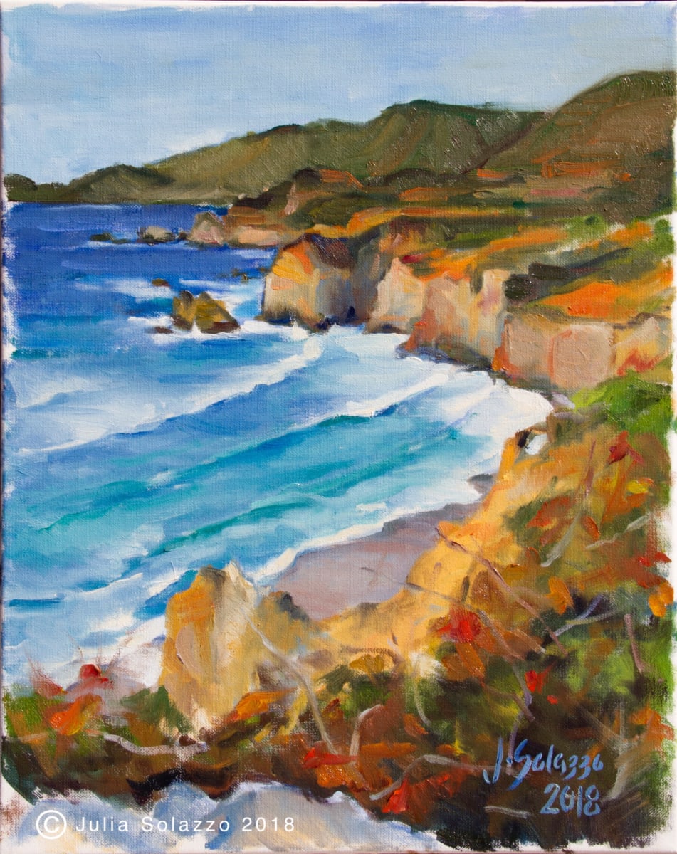 BIG SUR COASTLINE by Julia Solazzo Art 