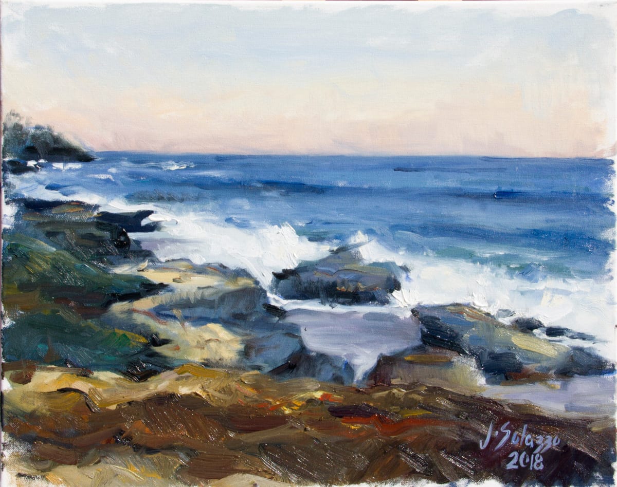 LA JOLLA AT DUSK by Julia Solazzo Art 