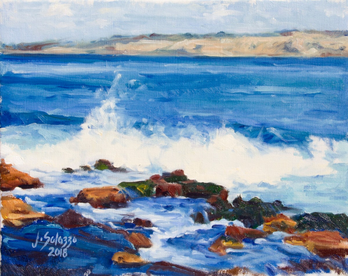 LA JOLLA SHORELINE by Julia Solazzo Art 