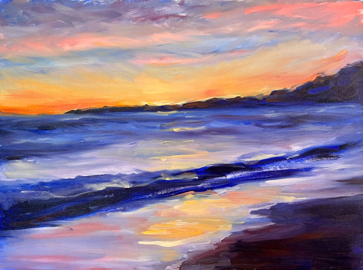 PASTEL SUNSET by Julia Solazzo Art 