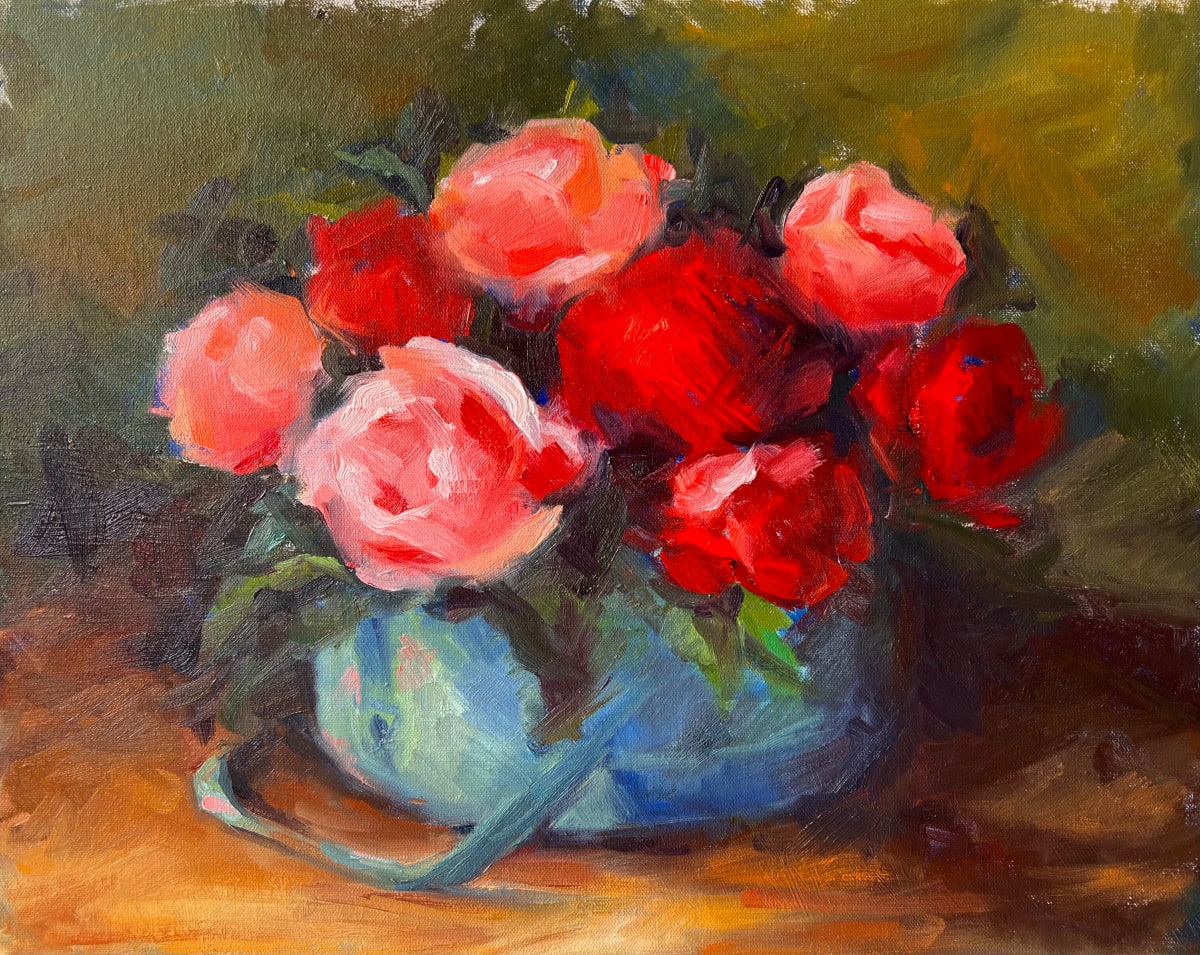 Red Roses by Julia Solazzo Art 