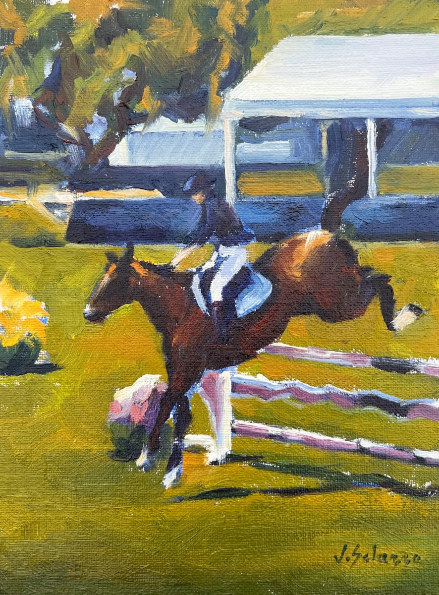 NATIONS CUP JUMPER by Julia Solazzo Art 
