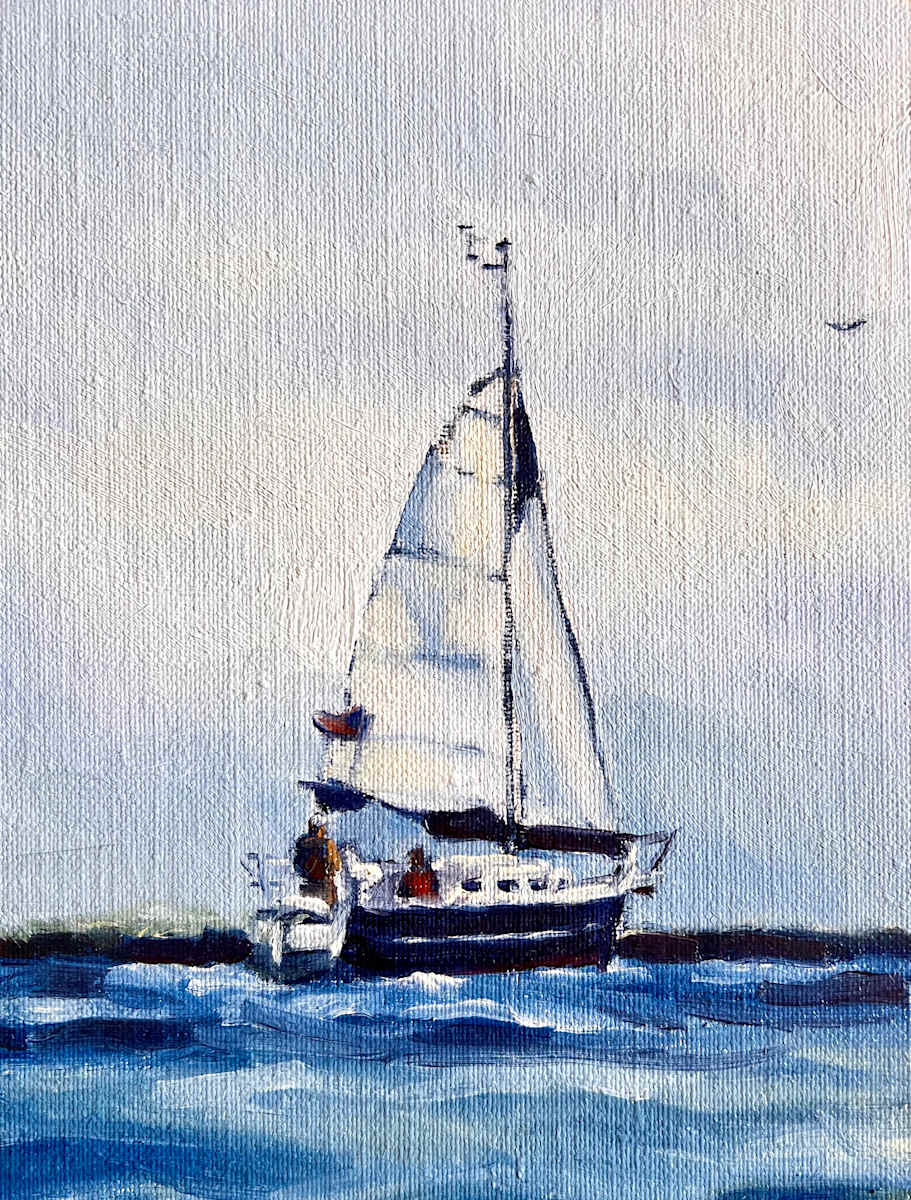 SAIL AWAY by Julia Solazzo Art 