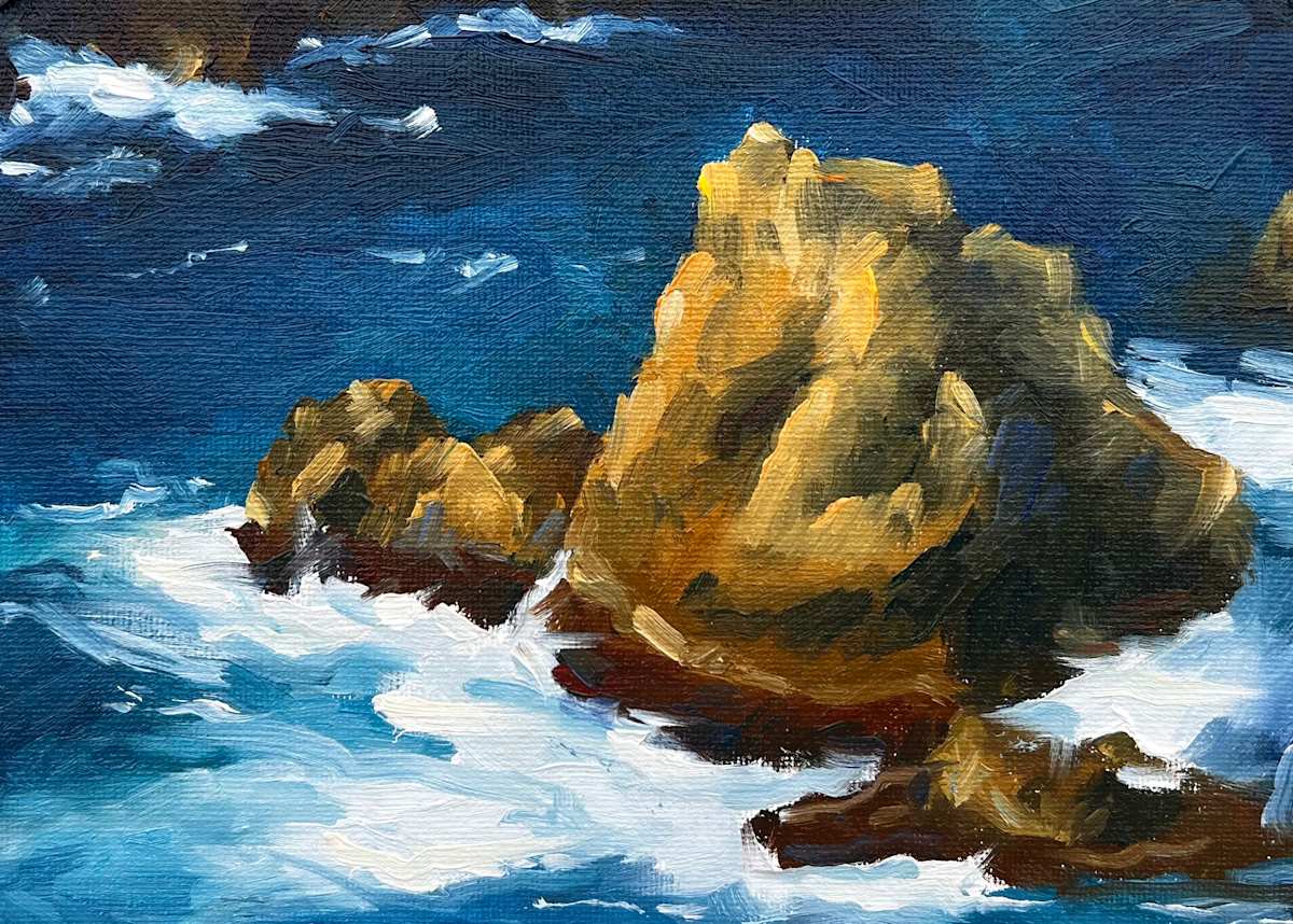 OCEANS EMBRACE by Julia Solazzo Art 