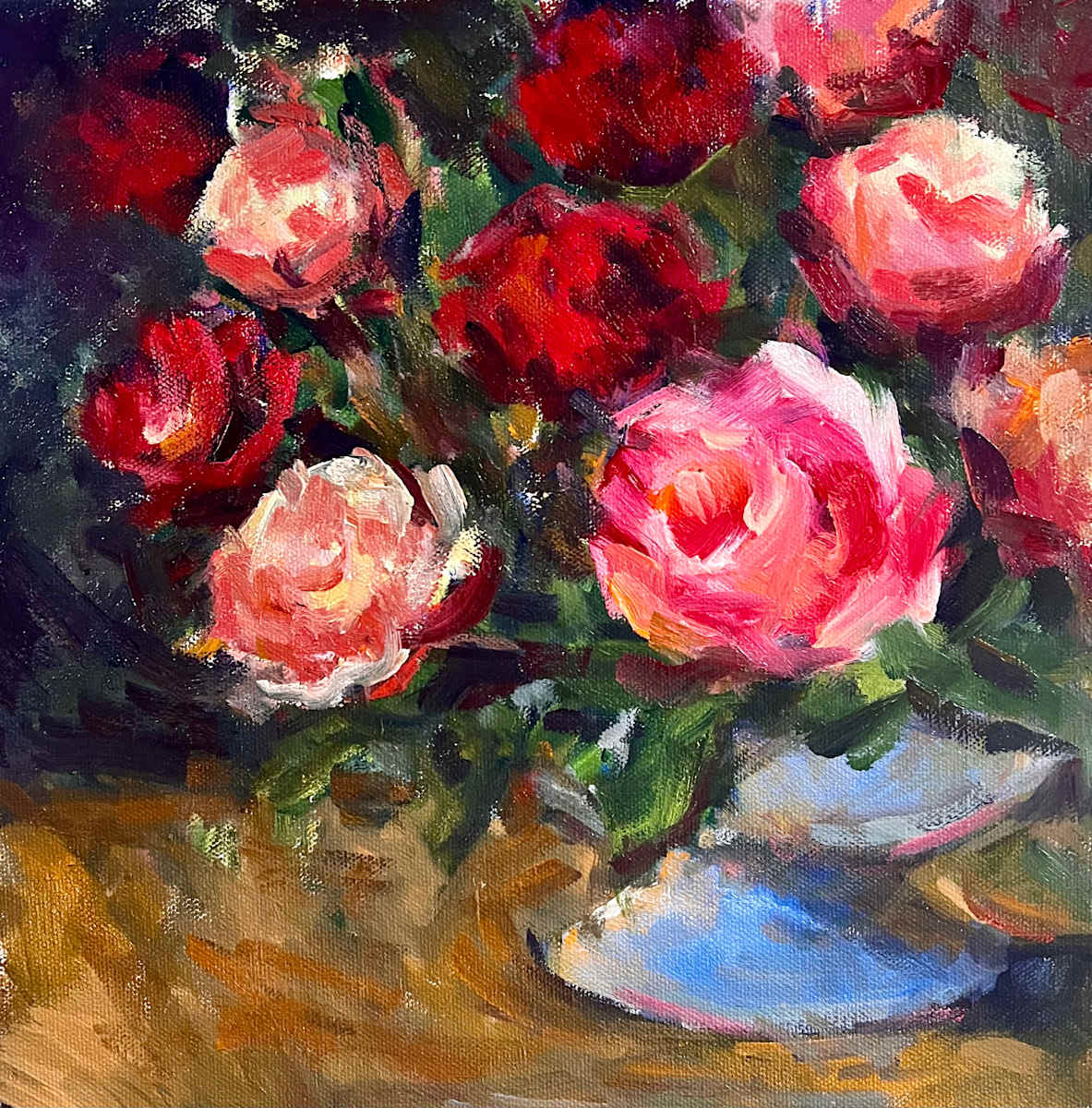 MIDNIGHT ROSES by Julia Solazzo Art 