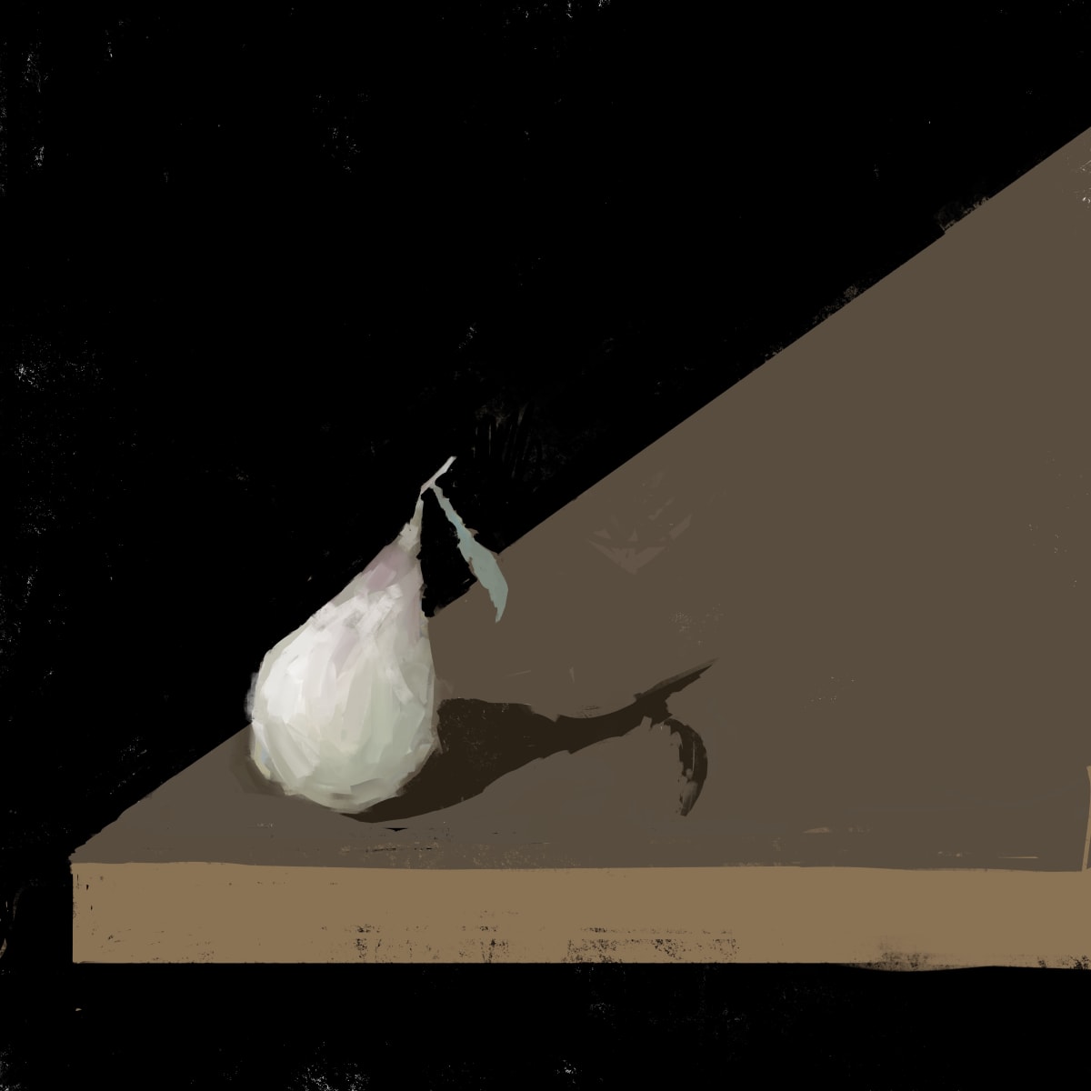 A pear - No. 2 by Trevor Rowe  Image: Digital painting