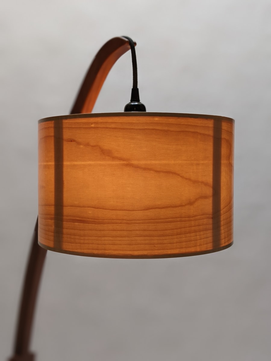 Snowdrop I by Tim Carney  Image: check out this 1/6 inch thick maple veneer - so lovely when the lamp is on. 
