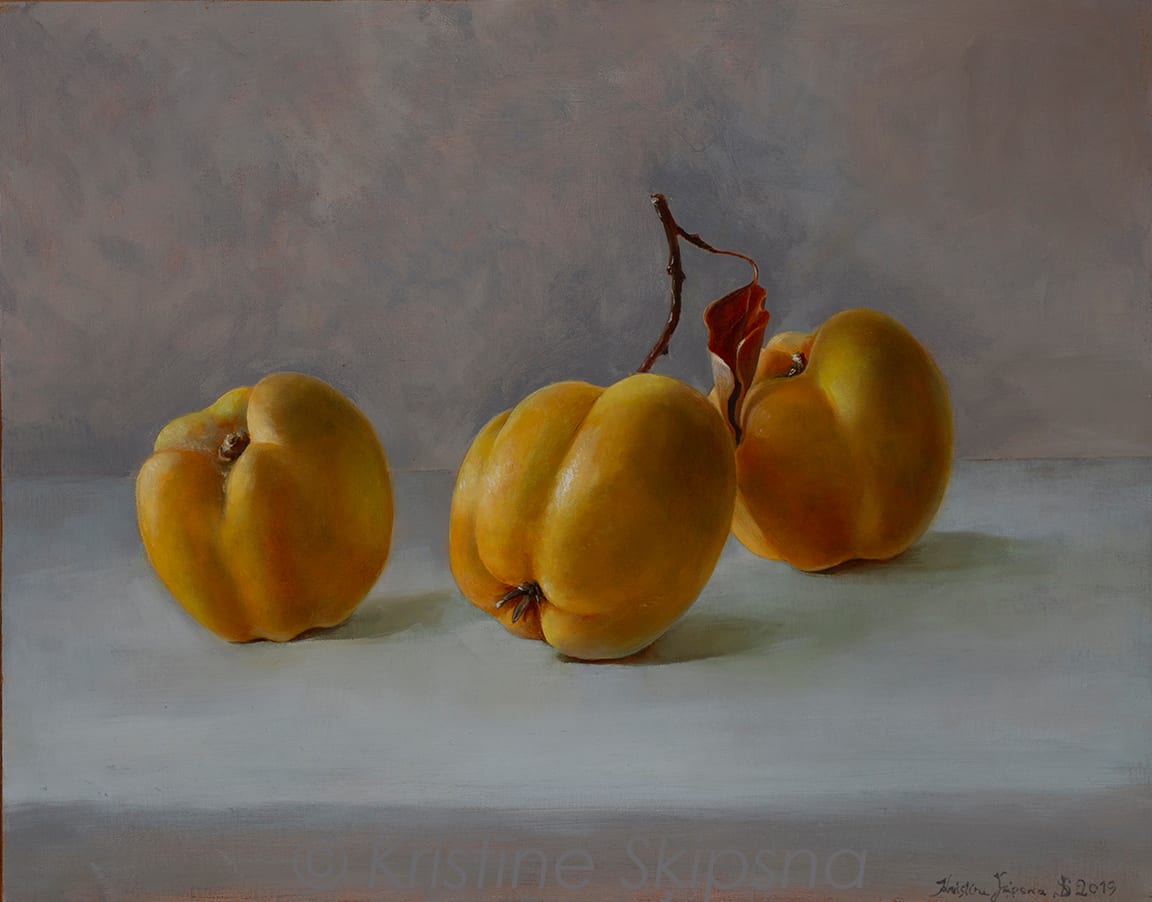 Still-life-with-Quince by Kristine Skipsna 