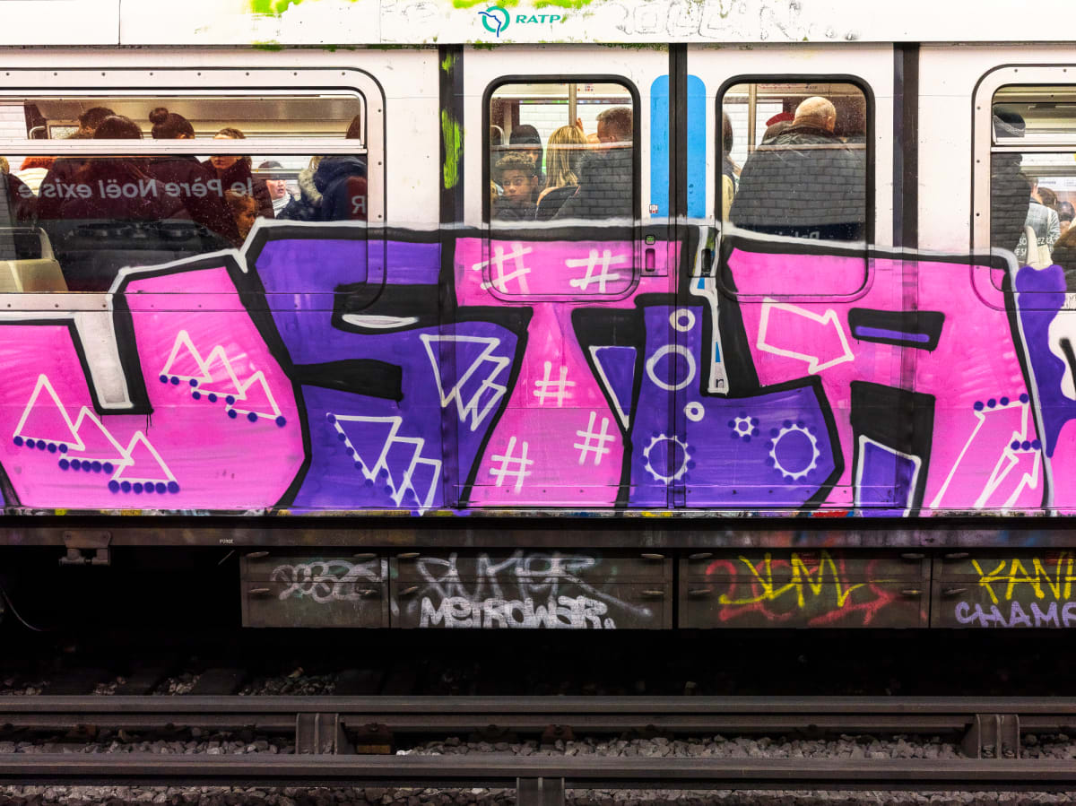 Metro Graffiti by Mark Troyer 