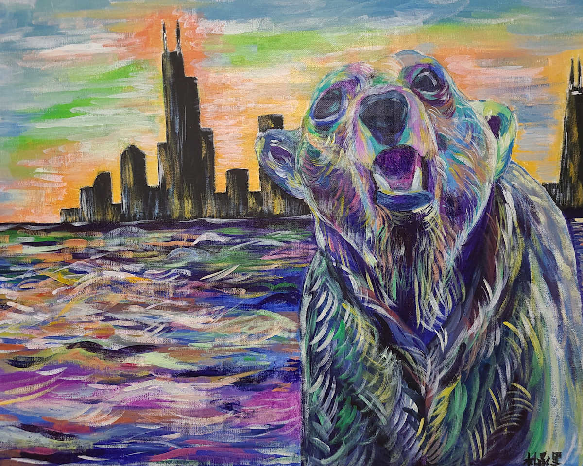 Polar Bear in Chicago by Victoria Park 