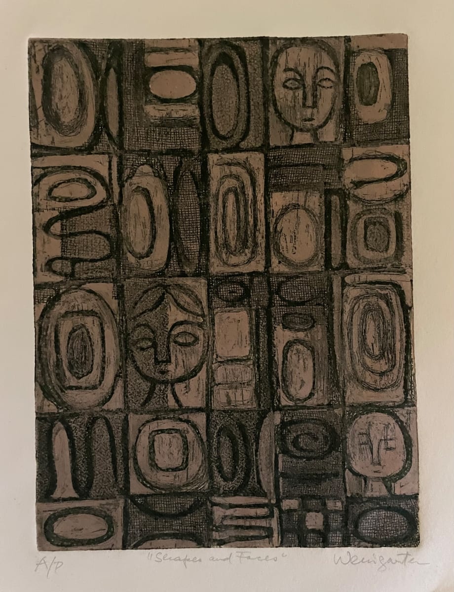 Shapes and Faces 2 by Hilde Weingarten 
