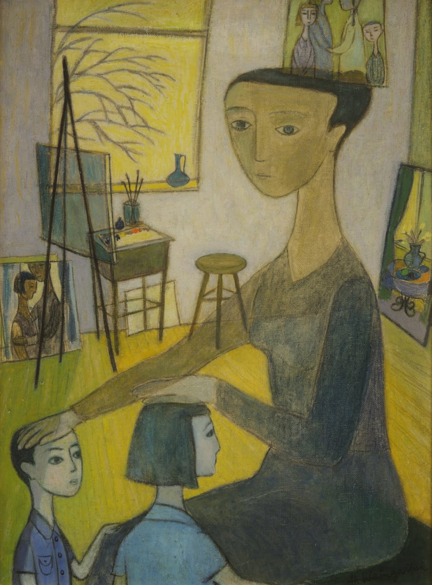 In the Studio by Hilde Weingarten 