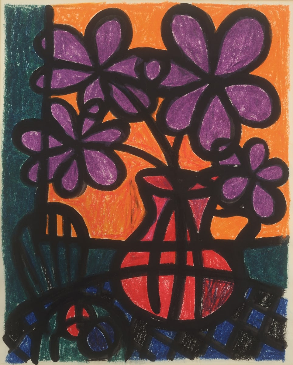 "Bright Flowers at Sunset" by Hilde Weingarten 