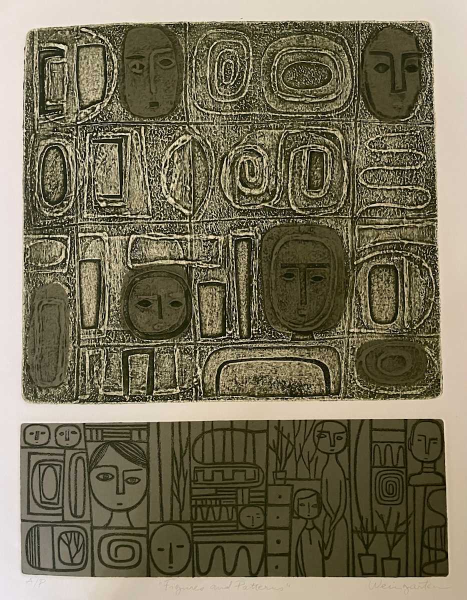Figures and Patterns 1 by Hilde Weingarten, Image 1.