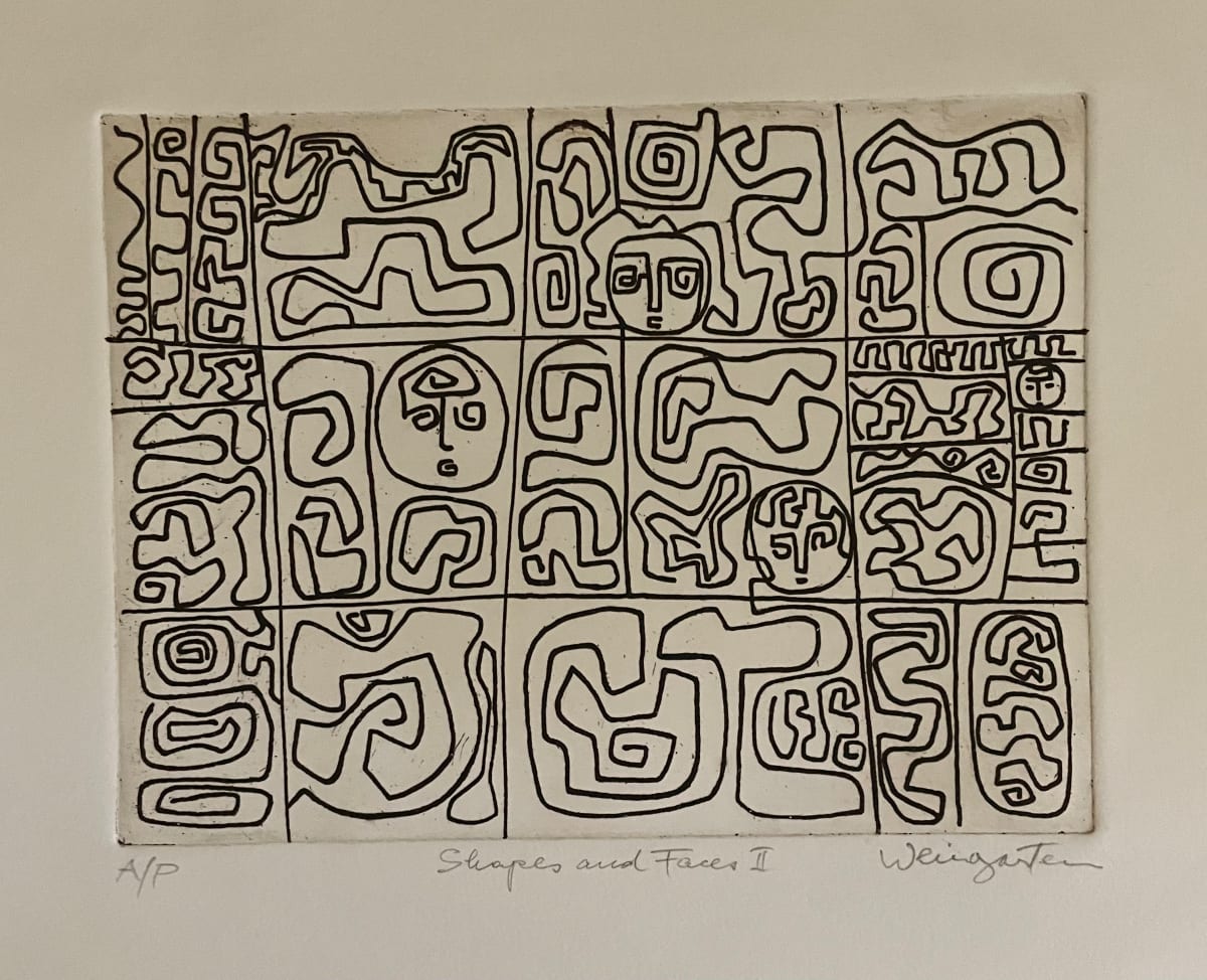 Shapes and Faces II by Hilde Weingarten 