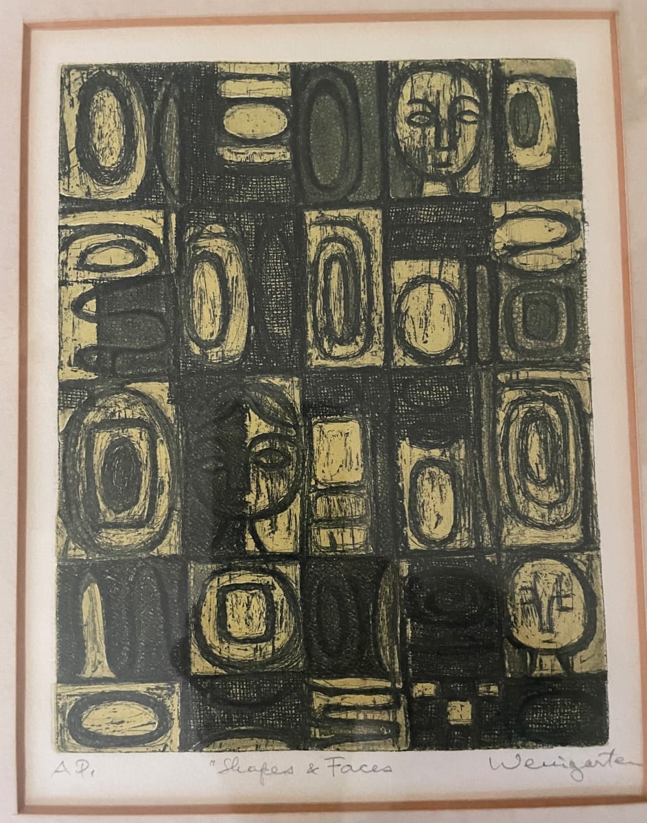 Shapes and Faces 1 by Hilde Weingarten 