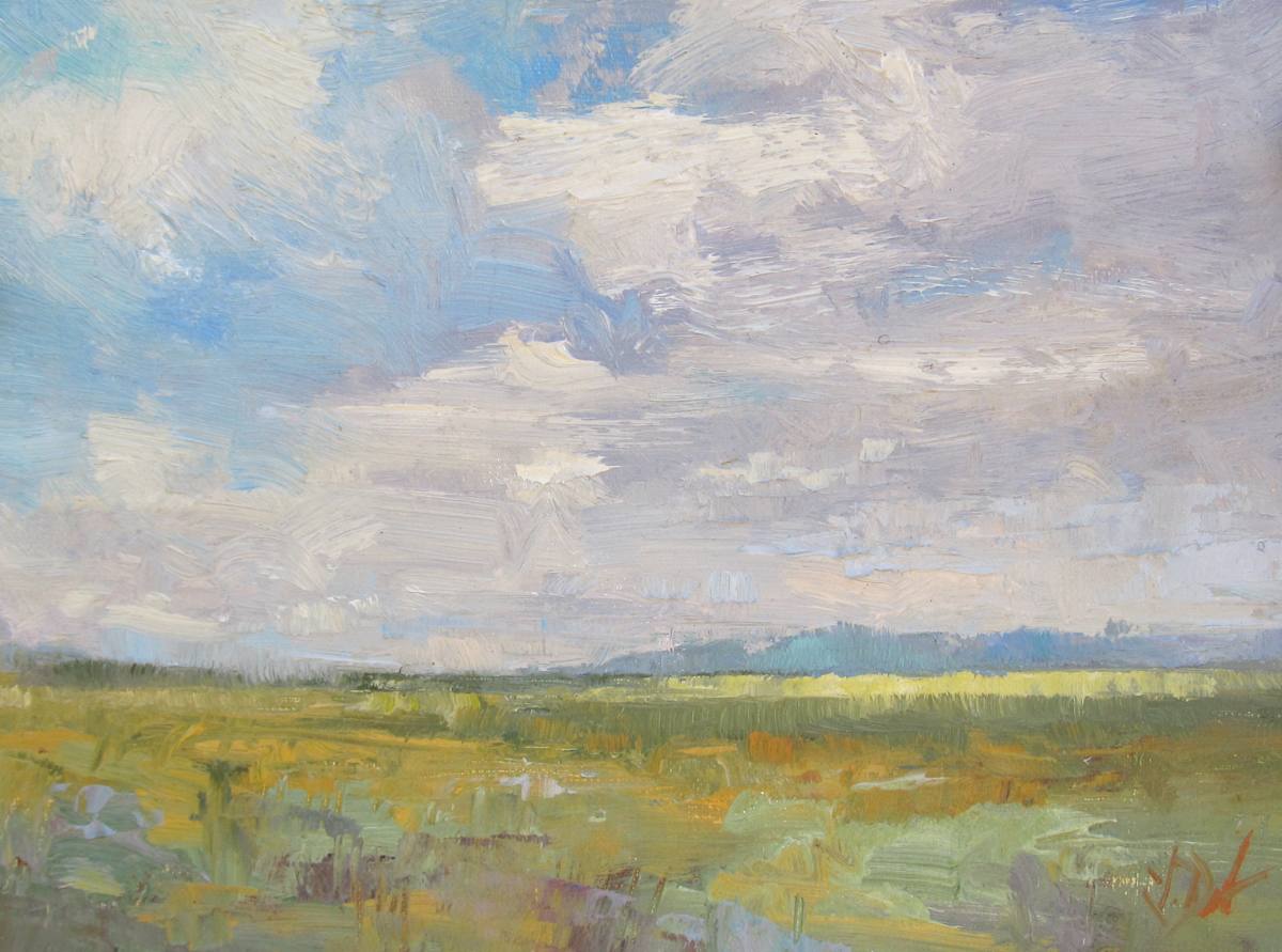 Clouds Massing over the Valley by Lamya Deeb, Image 4.