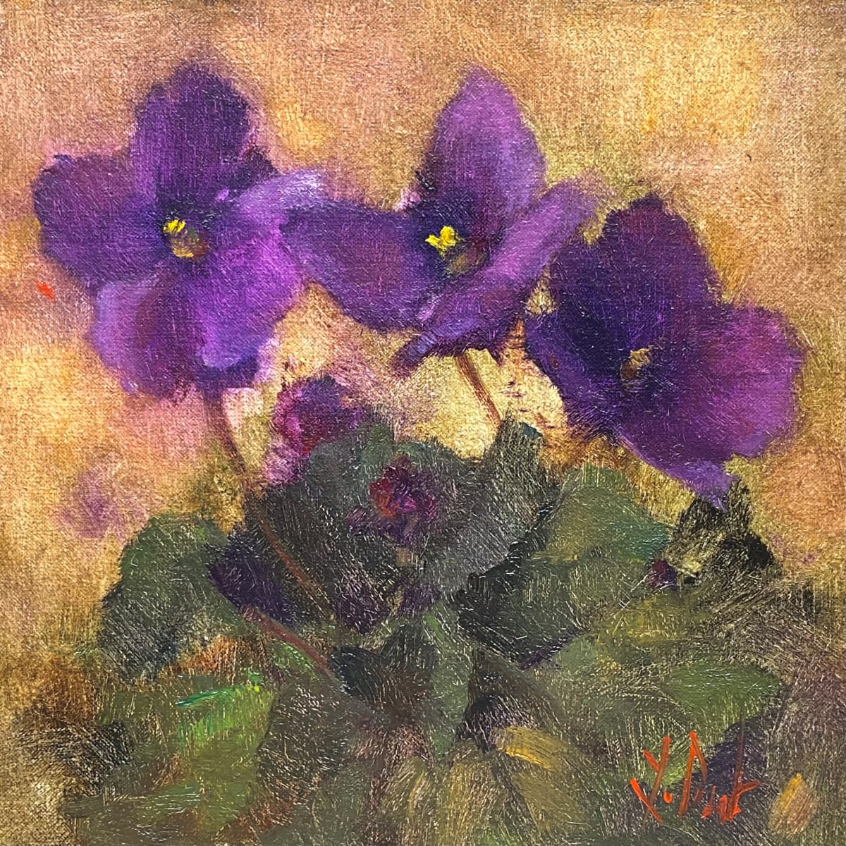 Violets 6 by Lamya Deeb, Image 1.