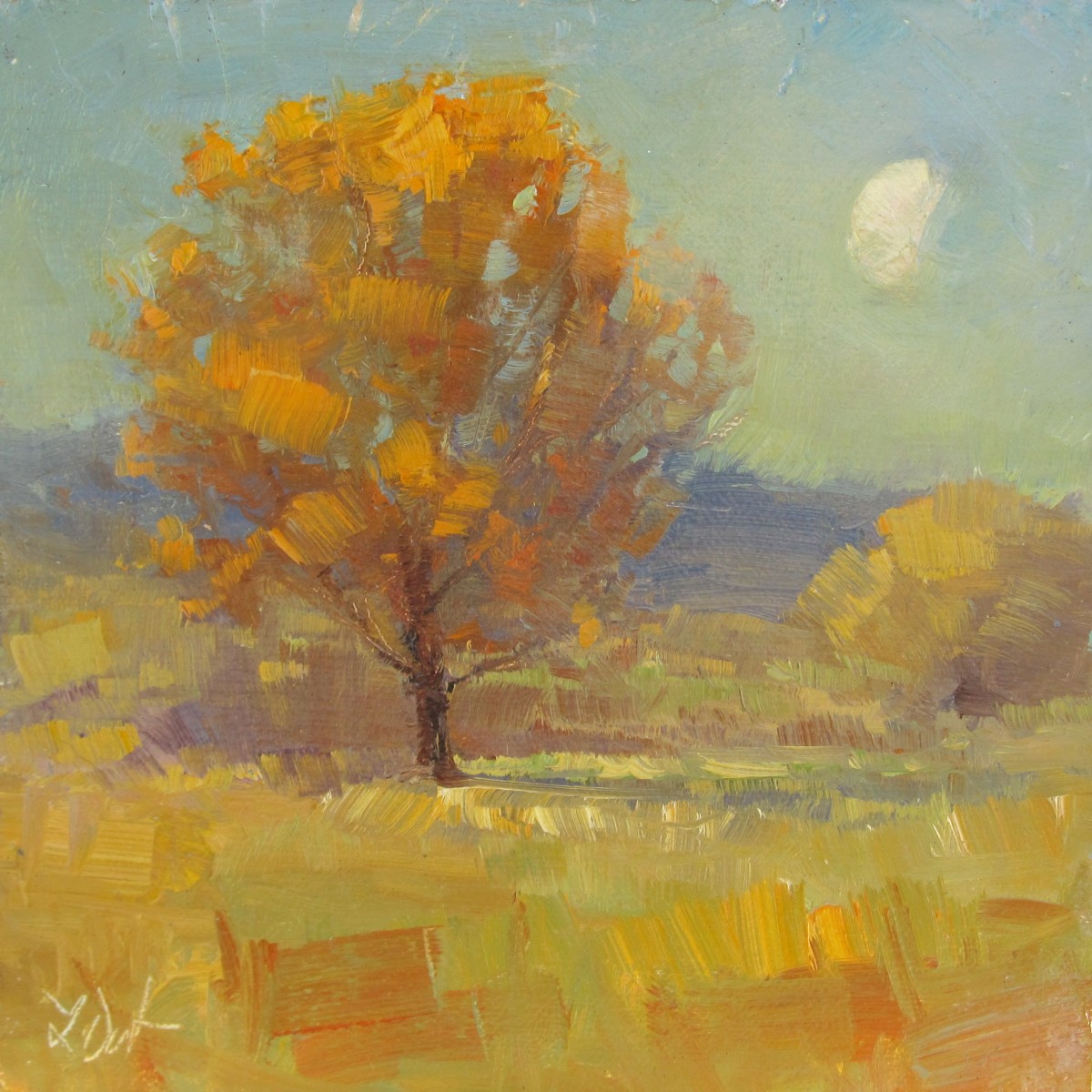 Autumn Moon by Lamya Deeb 