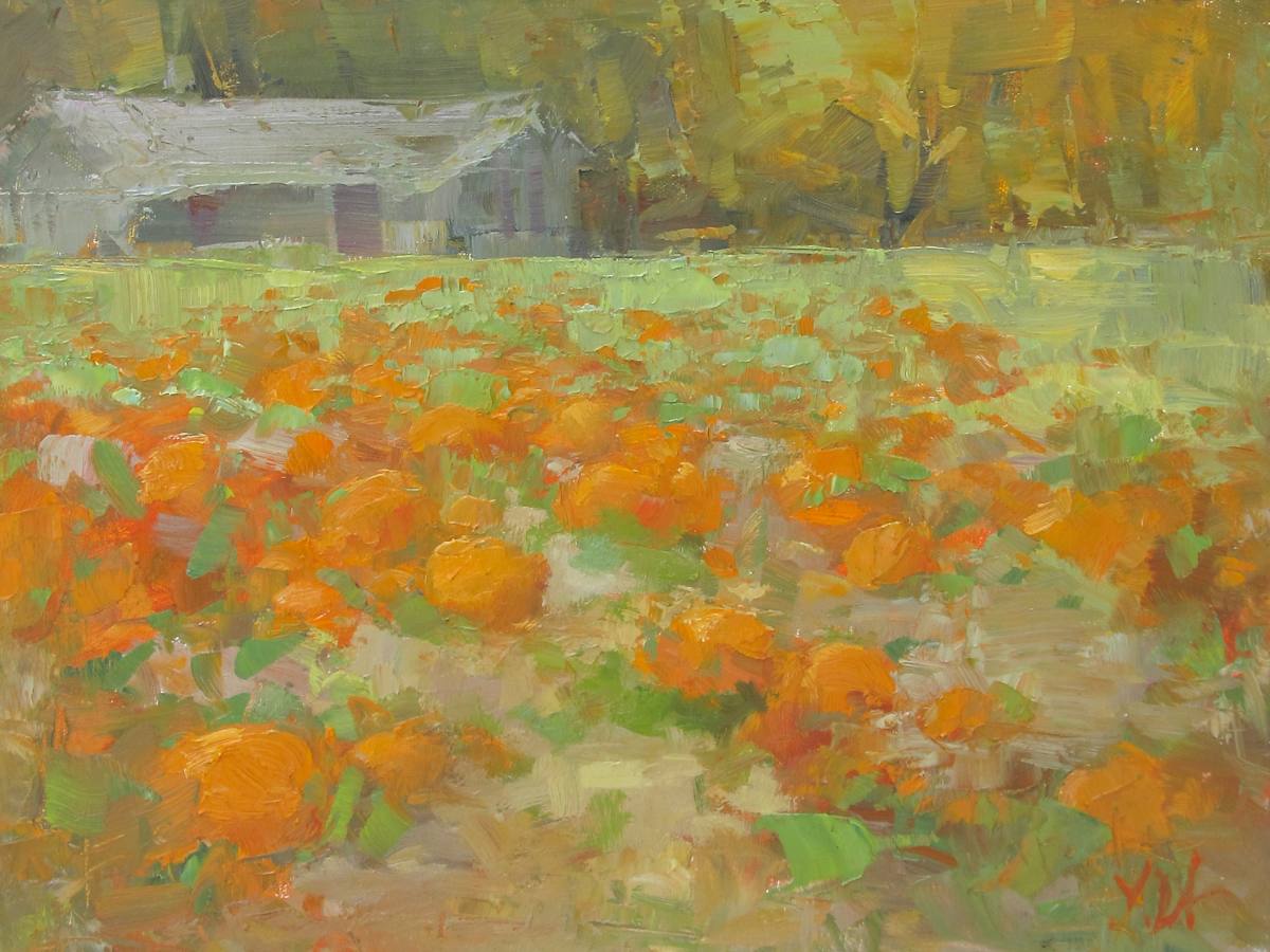 Country Pumpkins by Lamya Deeb, Image 1.