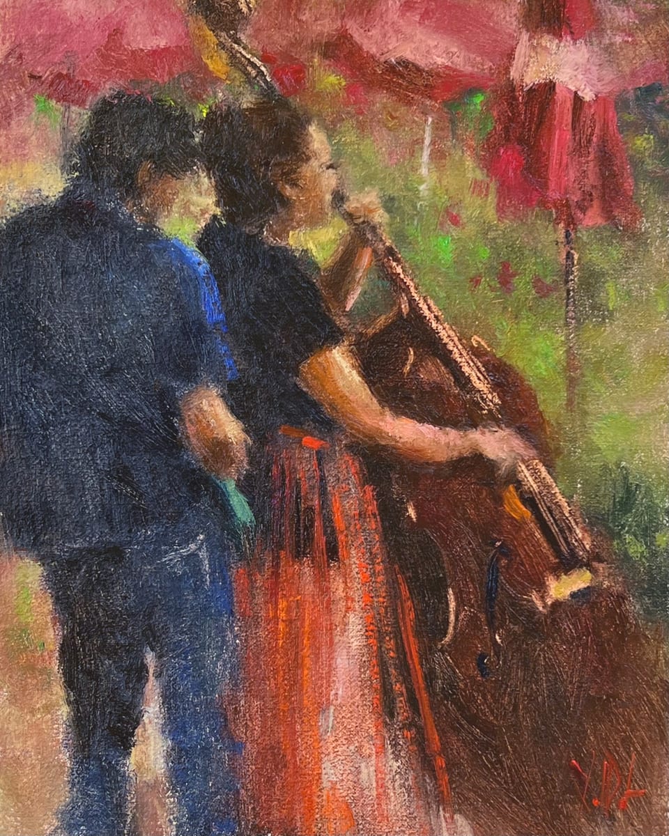 Saturday Afternoon by Lamya Deeb  Image: Saturday Afternoon, 10 x 8" oil