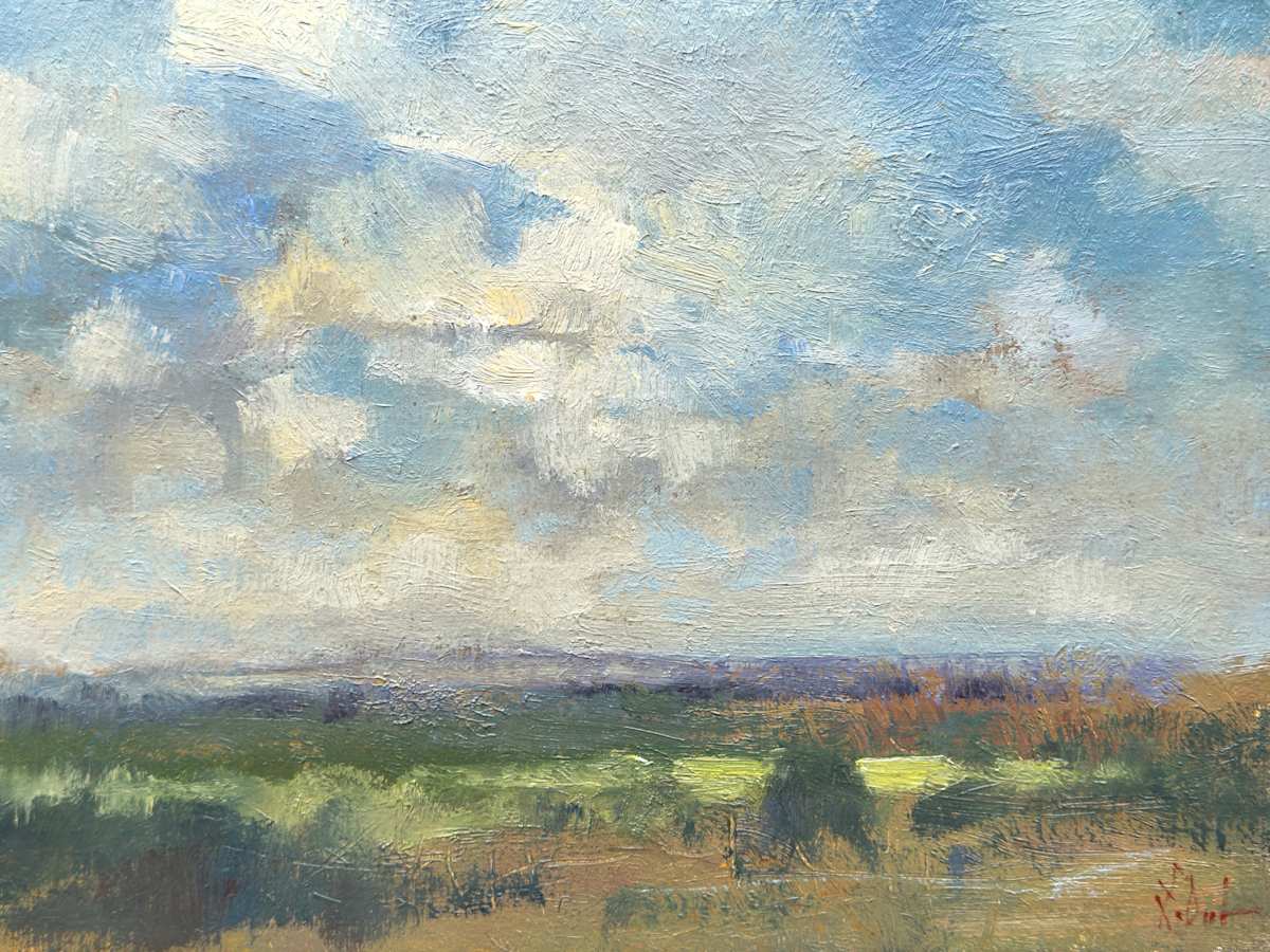 The View out Back in Springtime by Lamya Deeb, Image 1.