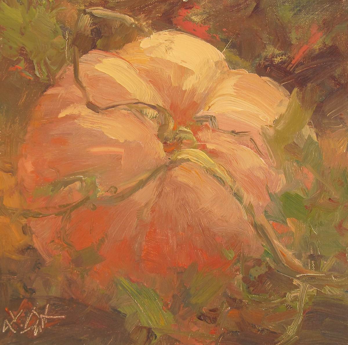 Peachy, Glowy Pumpkin by Lamya Deeb, Image 1.