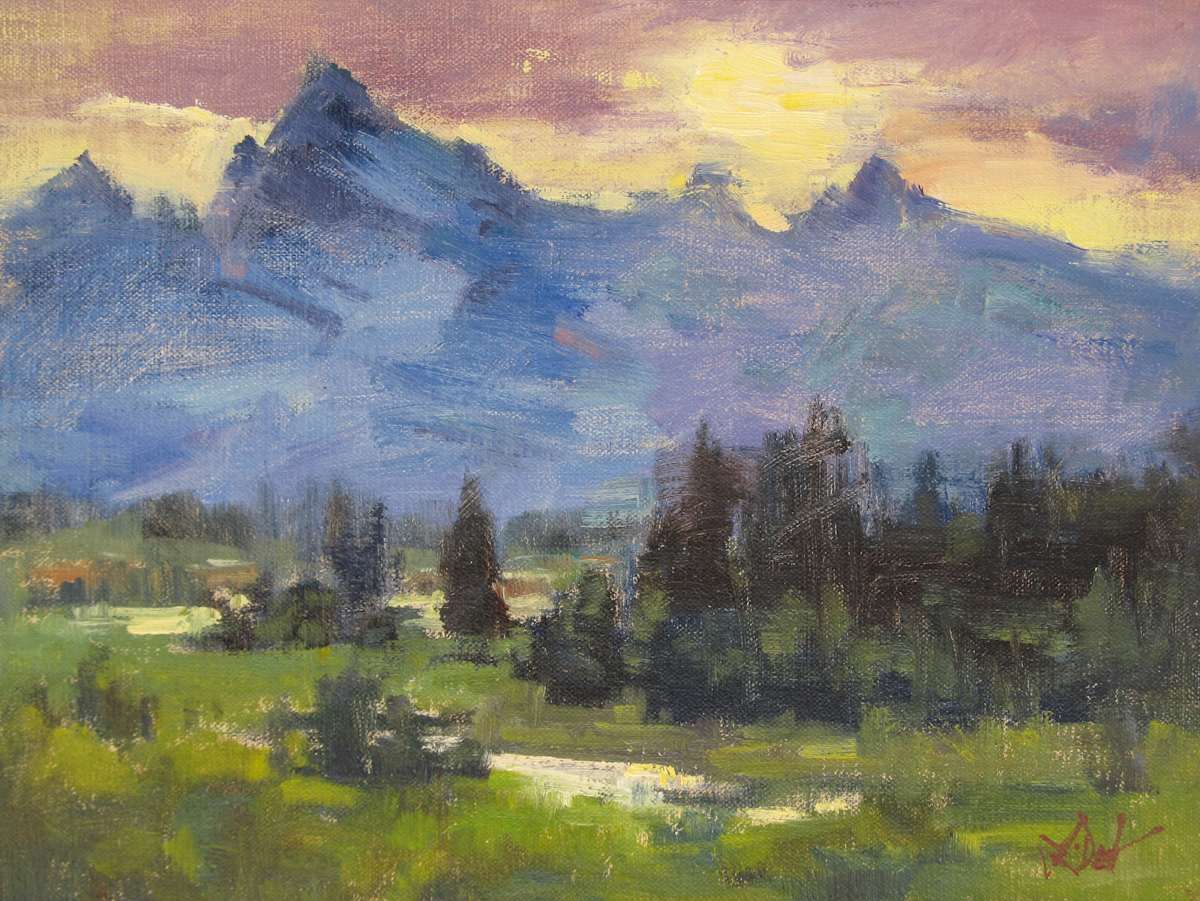 Blacktail Sunset by Lamya Deeb, Image 1.