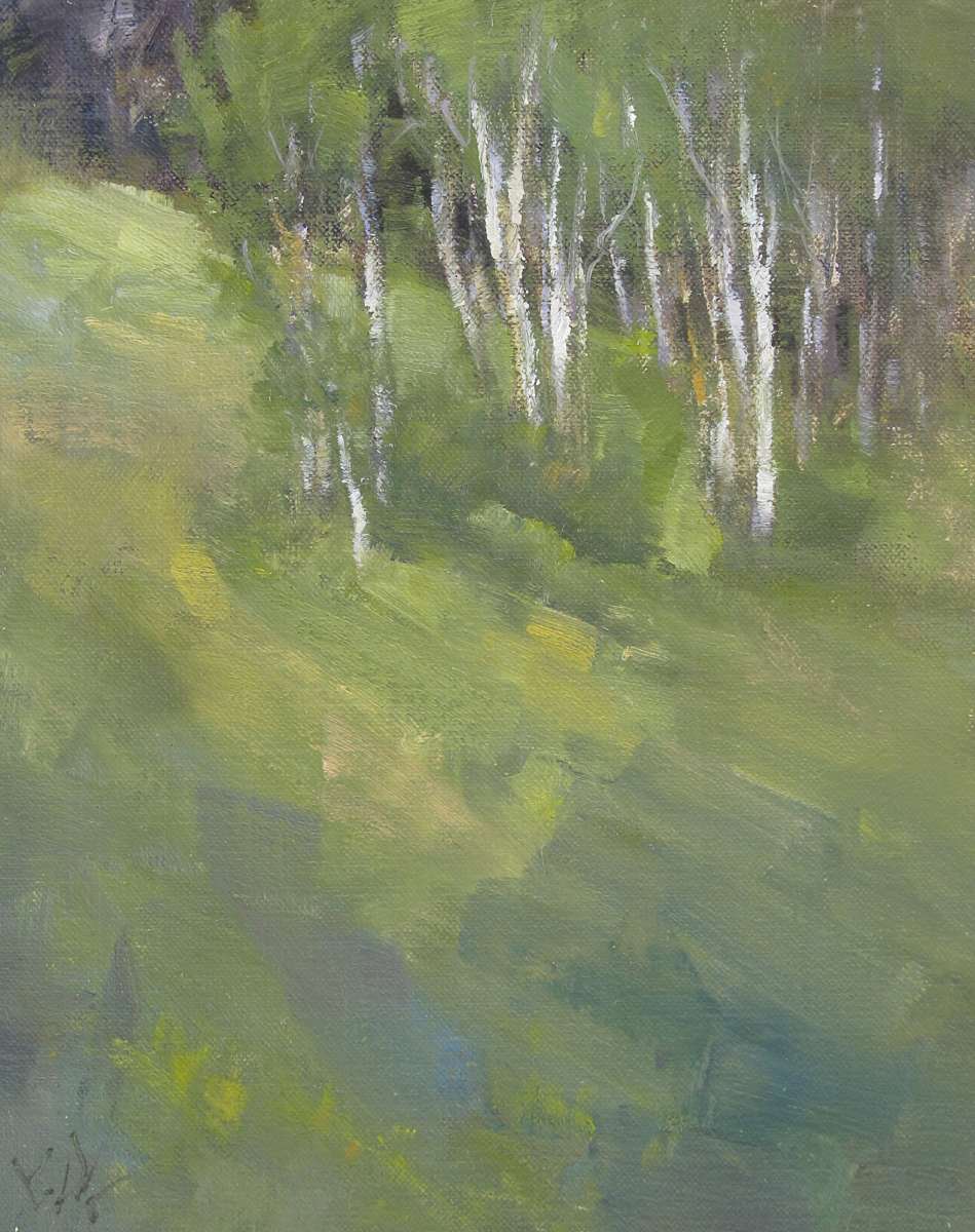 Hillside Aspen by Lamya Deeb, Image 1.