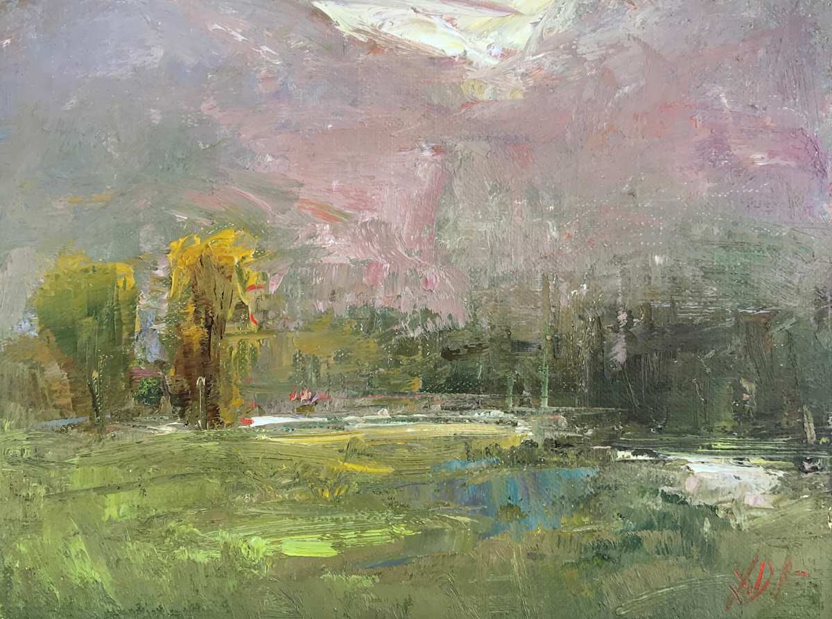 Sunset at Blacktail Ponds by Lamya Deeb, Image 1.