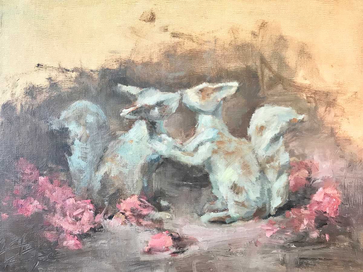 Kissing Squirrels by Lamya Deeb, Image 2.